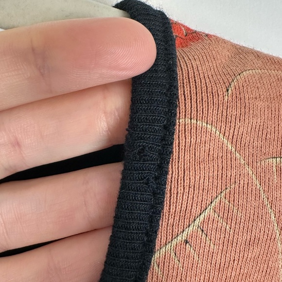 Vintage Y2K Custo Barcelona V-Neck Top Knit Sleeves - Picture 6 of 10